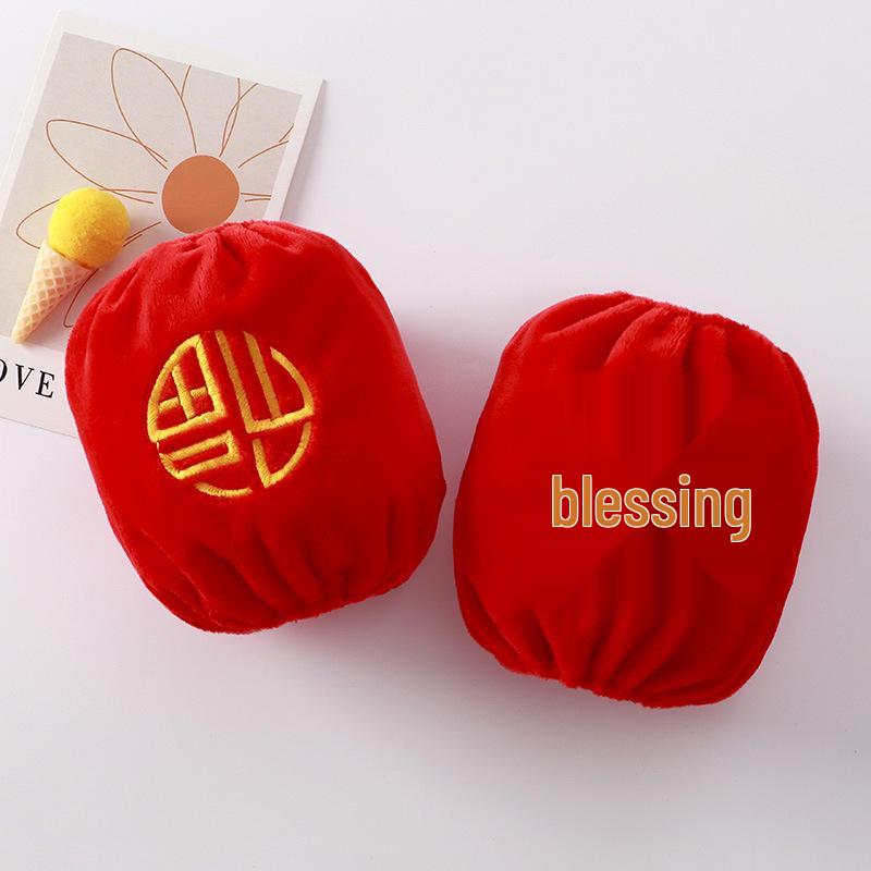 

Детские нарукавники с вышивкой дракона на китайский Новый год - Теплые мультяшные нарукавники для Праздника Весны S (recommended for children 0-5 years)