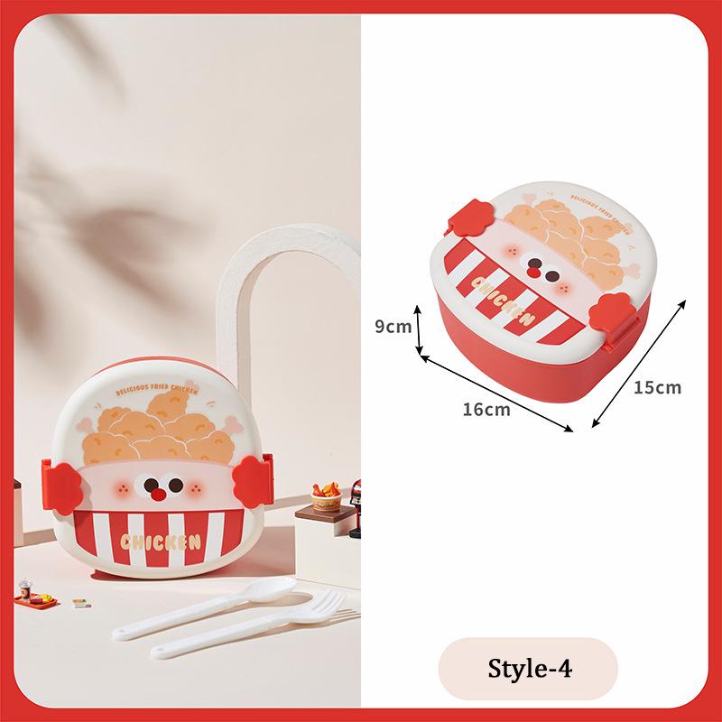 

Креативная модель Картофель фри, Ланч-бокс для жареной курицы, Детский контейнер для еды, Микроволновая коробка для перекуса, Контейнеры для хранения еды