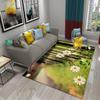 Little Daisy Flower Carpet Butterfly Flower Carpet Bathroom Anti-slip Rugs Living Room Bedroom Entrance Home Decor Mat Carpet