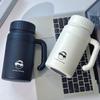 Large Capacity Stainless Steel Water Bottle Stylish Tea Cup Durable Vacuum Flasks  Outdoor Use