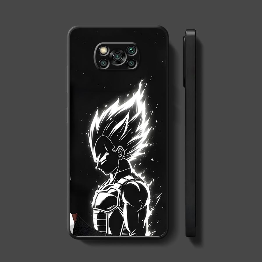 Dragon Ball Goku Vegeta Black Soft Phone Cover Case for Xiaomi Poco M5s M7 M3 M4 Pro X4 Pro C40 C50 C51 C61 X3 NFC F3 F7 X5 C75