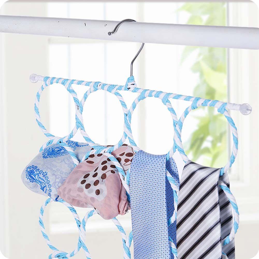 Circular 12/28 Hole Ties Scarves Save Space Organiser Display Rack Hanger Storage Rack Holder