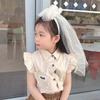 Polyester Girls Head Gauze Mesh Bridal Tulle Fashion Bow Veil Hair Hoop  Hair Accessories