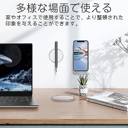 LIANHATA Suction Cup Base, Set of 10, Suction Cup Base, 8cm, Strong, Auxiliary Plate, Car Holder, Adhesive Pad, Base, Double-sided, DIY, For Cars