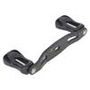 J-ouuo Fishing Reel Handle, Carbon Fiber Double Handle for Baitcasting, D S A, Lightweight, Easy Replacement (85mm)