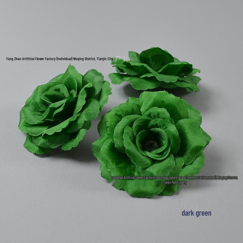 Decorazione Floreale a Forma di Rosa da 8CM per Pareti e Acconciature per Matrimoni ed Eventi
