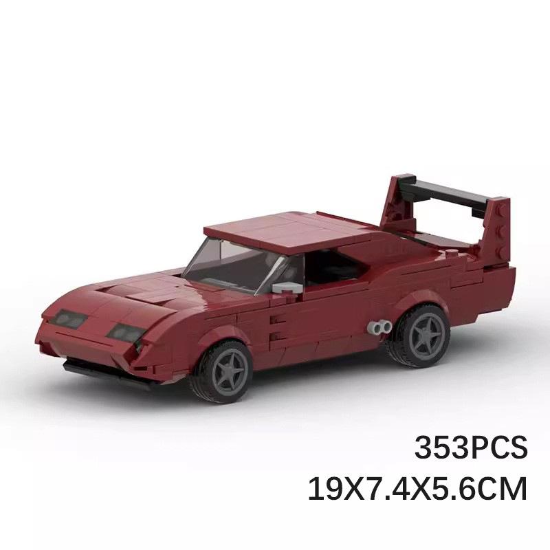 MOC Building Blocks Speed Series Racing Car Model DIY Assembly Bricks Set