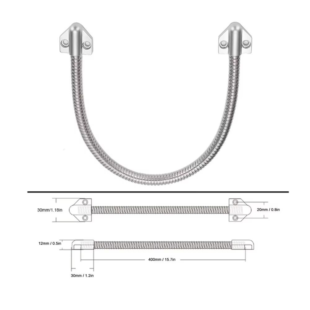 Zinco Zinco Zinco Lega Testa Anello per Porta Cavo Corazzato in Acciaio Inox Linea Sicura Defender Uso Interno