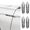 Car Accessories Metal Side Body Fender Front Door Cover Trim Sticker For Volkswagen VW R Polo Passat Rline Golf Tiguan Jetta GTI zl6