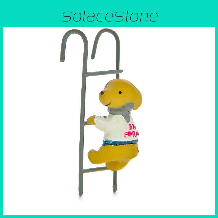 Cartoon Cute Puppy Climbing Stairs Scene Model Decoration For Landscape Props