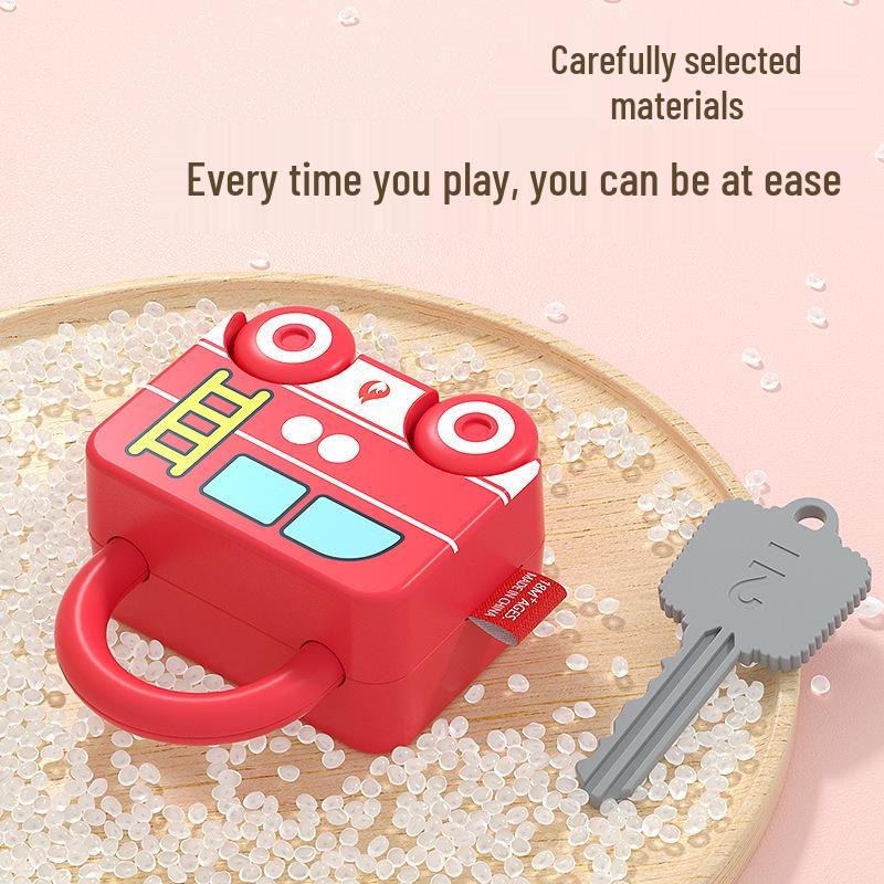 Sliding Toy Car - Educational Padlock Vehicle for Kids