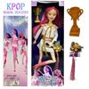 Kpop Demon Hunters Action Figure Toy Derpys Tiger Rumi Mira Zoey Sussy with Colorful Lights Theme Song for Fans Christmas Gifts