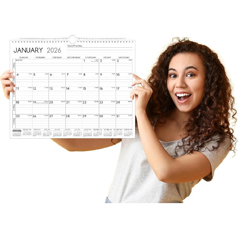2026-2027 Wall Calendar – 2 Year Calendar 2026-2027, 14.57 X 11.42 In, Jan 2026 - Dec 2027, 2026 Calendar 24 Months, Monthly Calendar 2026, with