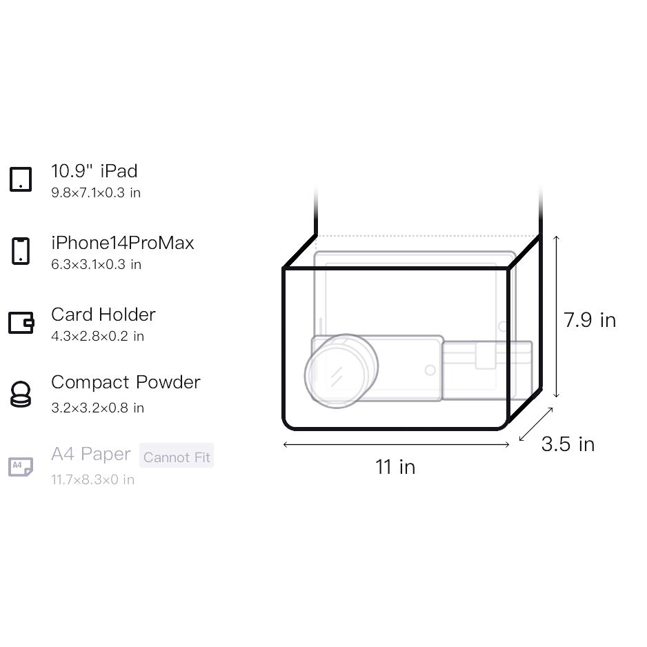 New FILA Fabric Backpack Extra Small Men's Jet Black F13M438104FBK