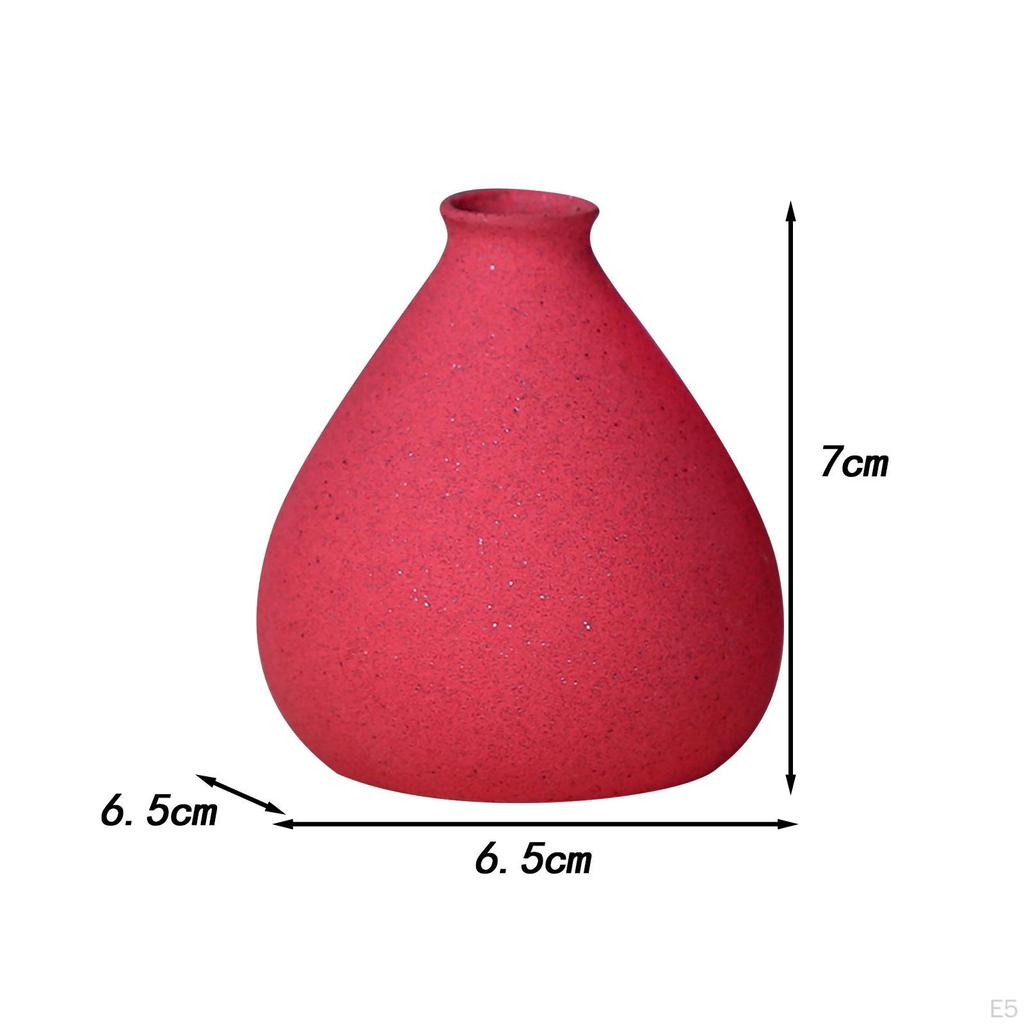 Ceramic Flower Vase Bud Pot Planter for Party Office Indoor Plants Bookshelf