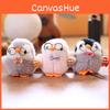 Cute Cartoon Penguin Pendant Plush Keychain Material Bag Charm Accessories Doll