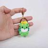 Handmade Chinese Zodiac Keychain Knitting Mini Size Monkey Keychain Creative Weaving Custom Design Animal Crochet Keychain