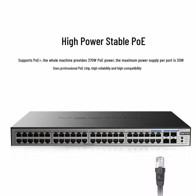 H3C S1252F-PWR 48-Port Gigabit Managed Switch