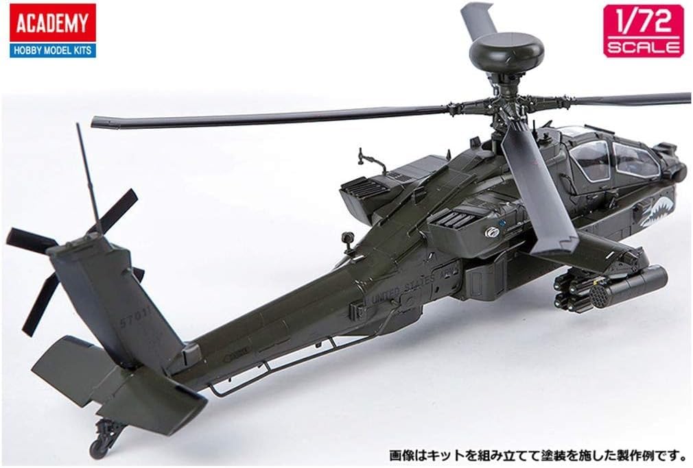 Academy 1/72 AH-64D Apache Block II Late Model Plastic Model Kit 12551