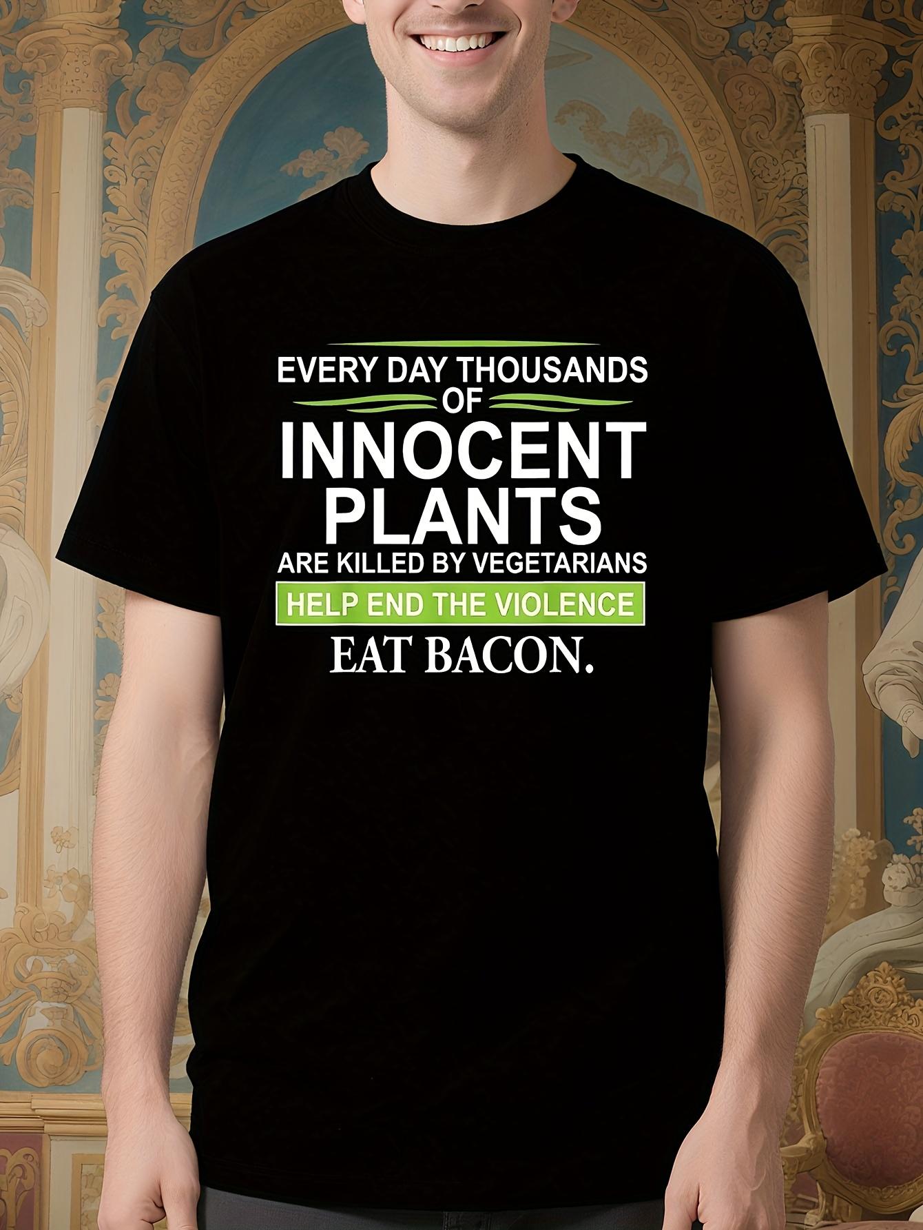 Funny Bacon Lover S Graphic Tshirt - Everyday Thousands o... M