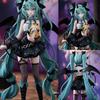 Anime Little Devil Hatsune Miku Handmade Little Raccoon Dark Angel Statue PVC Model Animation Peripheral Ornaments Toys Gifts