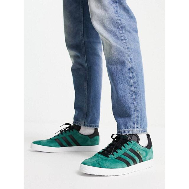 

Зеленые кроссовки adidas Originals Gazelle — DGREEN