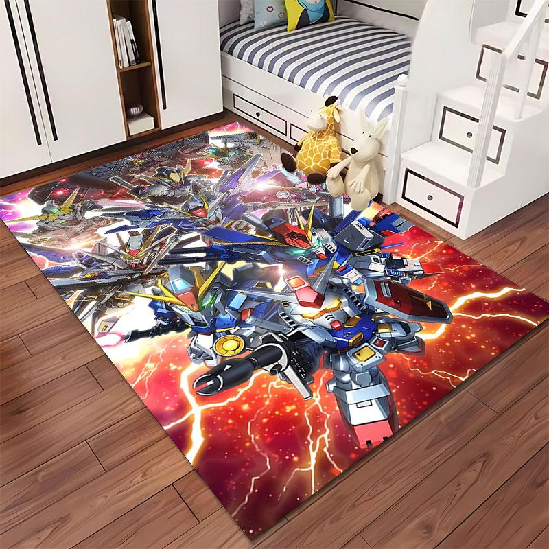 Robot Warrior Design Carpet suitable as a non-slip mat for the living room or bedroom sofa