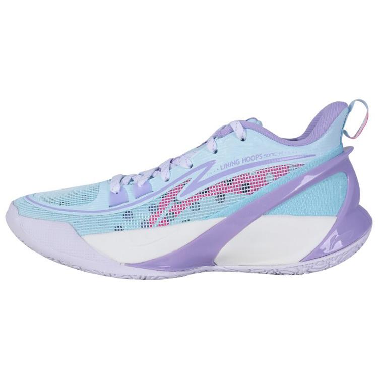 

LiNing SONIC 10 V2 Износостойкие Нескользящие Низкие Игровые Баскетбольные Кроссовки Мужские Аквамариновый 40