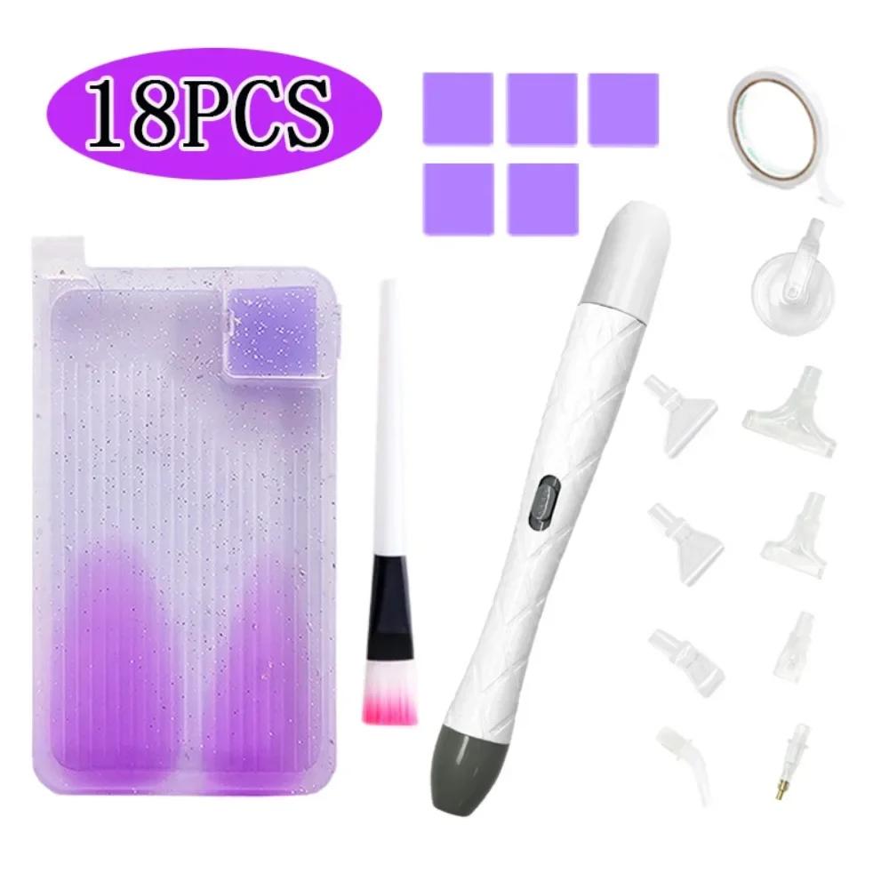 New DIY Craft Electric Diamond Art Painting Pen Large Capacity Long-lasting and Stable Vacuum Durable Diamond Painting Pen Kits