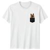 GerUnisex Shepherd Dog Pocket Animals Unisexs TShirt Unisexs Tee Graphic Canine