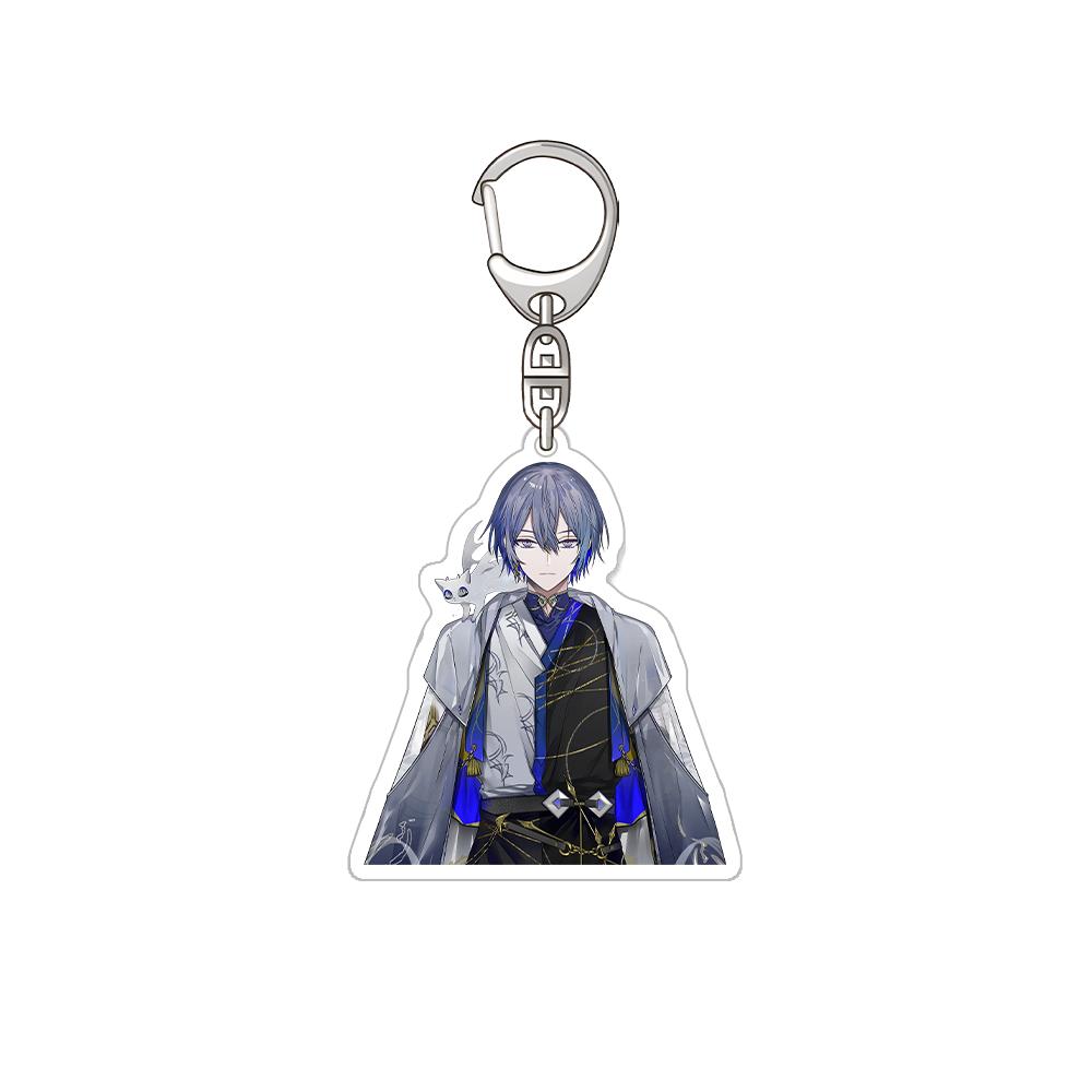 NIJISANJI Shikinagi Akira Genzuki Tojiro KOyanagi Rou Harusaki Air Sister Claire Official Acrylic Keychain Bag Pendant Fans Gift