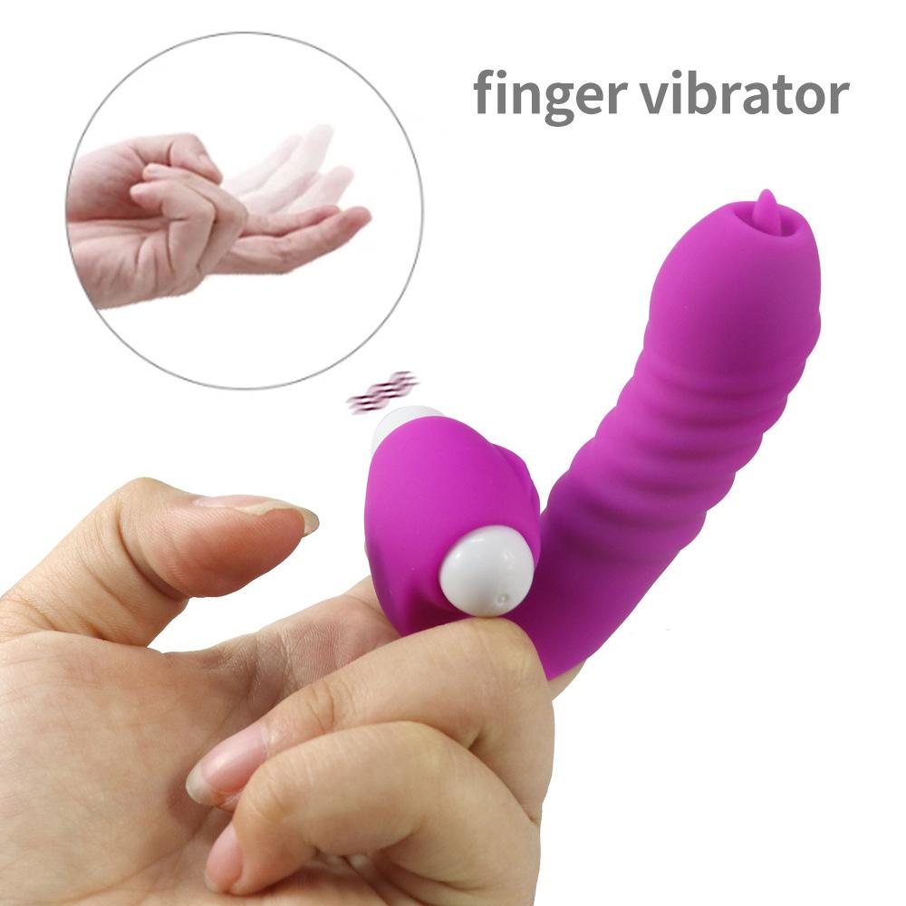 Finger Vibrator Adult Sex Toys for Women Adult Toys Clitoral G-Spot Nipple Vibrators Sexual Pleasure Tools for Women Mini Vibrator Couples Sex Toys