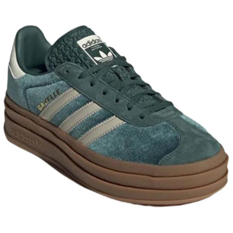 Adidas Women's Gazelle Bold 'Mineral Green Velvet' Women's Sneakers IG4391