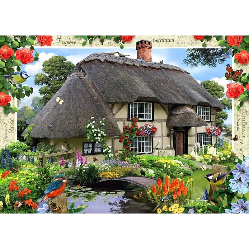 New 5D DIY Diamond Painting Lighthouse Diamond Embroidery Scenery Rhinestones Full Round Drill Craft Home Decor Art Gift