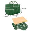 Craft and Office Supply Tote Bag with Five Side Pockets Water Resistant Oxford Fabric and Handles for Easy Organization