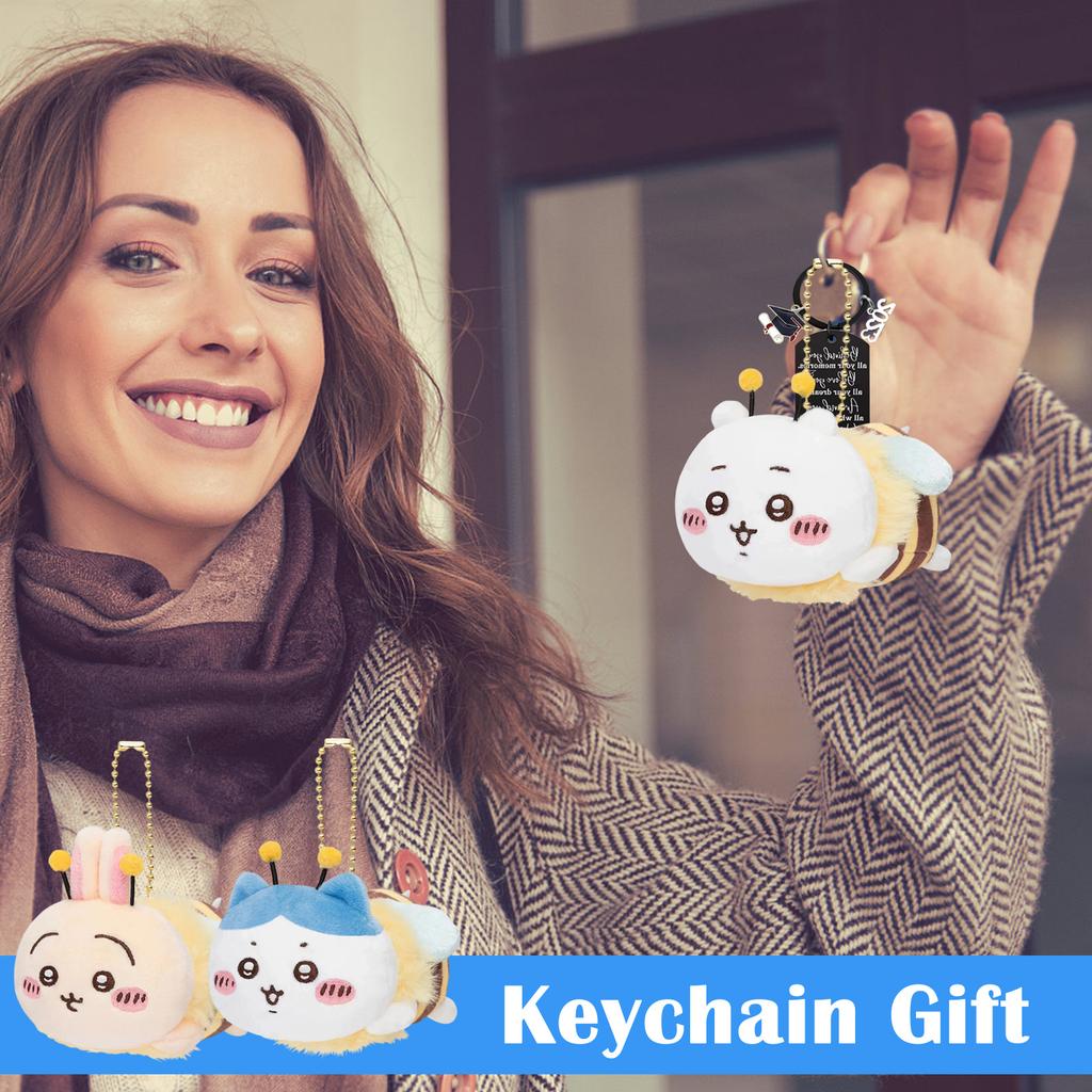 Kreskówkowa Urocza Lalka Pluszowa Zabawka Brelok Mała Zawieszka