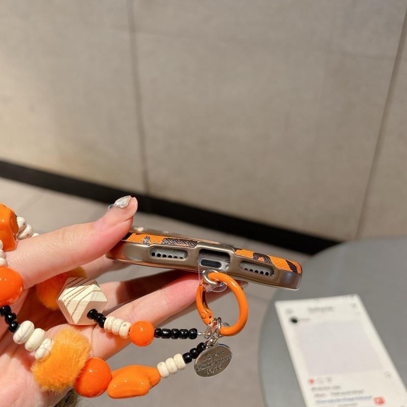 Stylový oranžový leopardí potisk Pouzdro na telefon Kompatibilní s iPhone 17 17 Pro 17 Pro Max 16 15 14 a Pro Max Měkká pouzdra