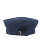 Eondeokeonteulol Big Size Oversized Denim Classic Adjustable Beret Unisex Hat Uc / Over Fit Beret / Denim Bl