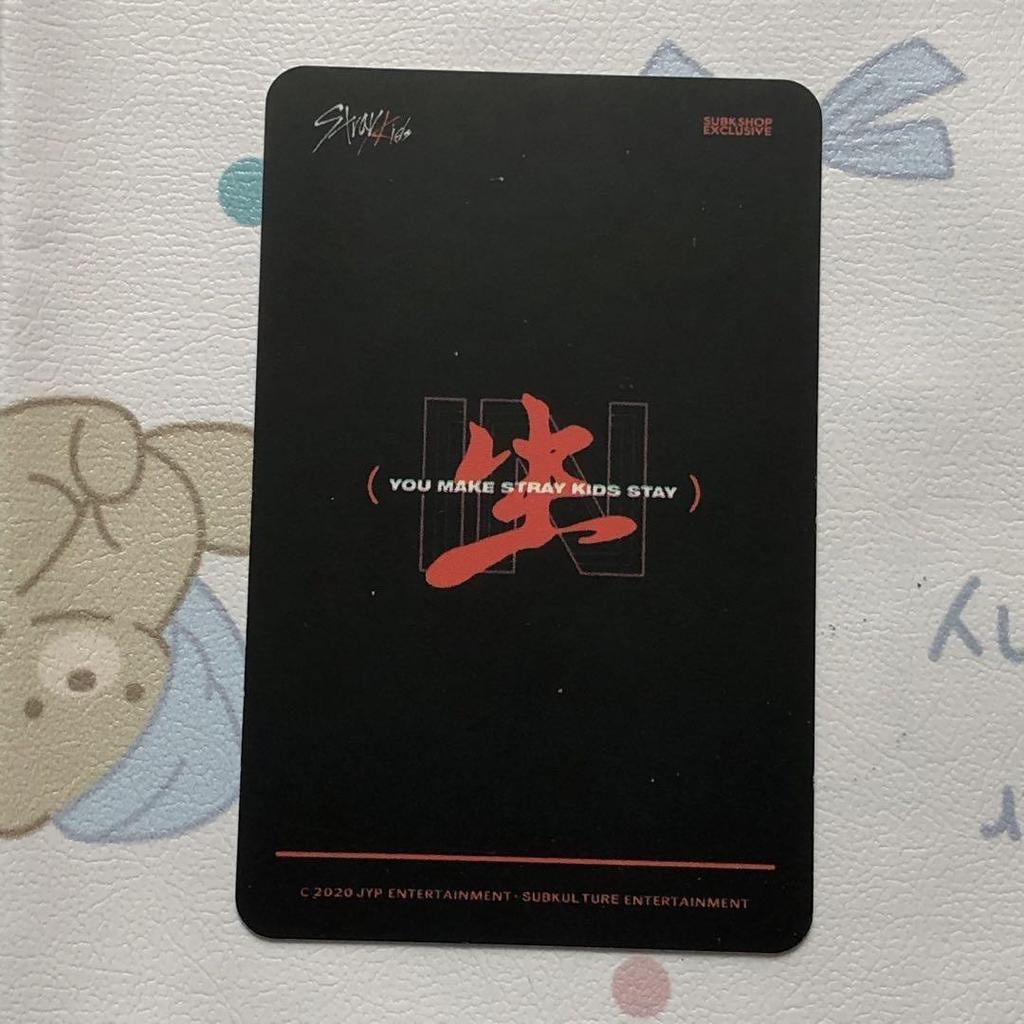 [USED] StrayKids Han subk shop Stray Kids trading cards