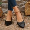 Women's Spring New Shallow Mouth Fashionable Versatile Flats Casual Comfortable Soft Bottom shoes Elegant Simple Work Shoes