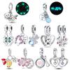Plata Charms Of Leycopper Glow Firefly Enamel Charm Beads For Original 3Mmcopper Bracelet Making Diy Jewelry