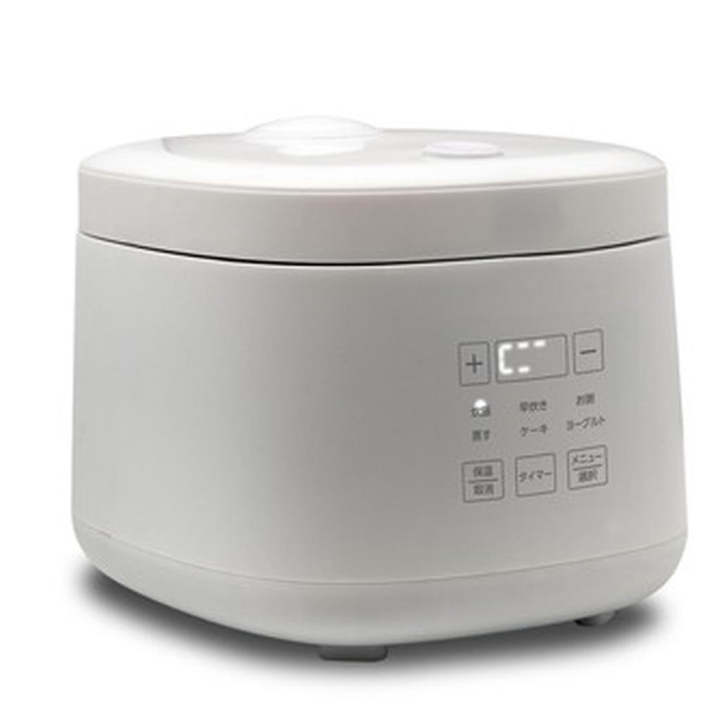 ROOMMATE Compact Rice Cooker 4 Cups HOKAHOKA White RM-218TE-WH