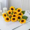 3/5Pcs Artificial Flowers Sunflowers Home Vase Garden Room Table Decor Wedding Bouquet Festival Yard Handmade Diy Gift Accessory