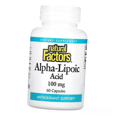 Alpha Lipoic Acid 100, Natural Factors (70406003)