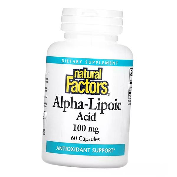 Alpha Lipoic Acid 100, Natural Factors (70406003)