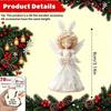 8 pcs 2D Flat Christmas Hanging Ornament Wooden Xmas Decoration  Holiday Party