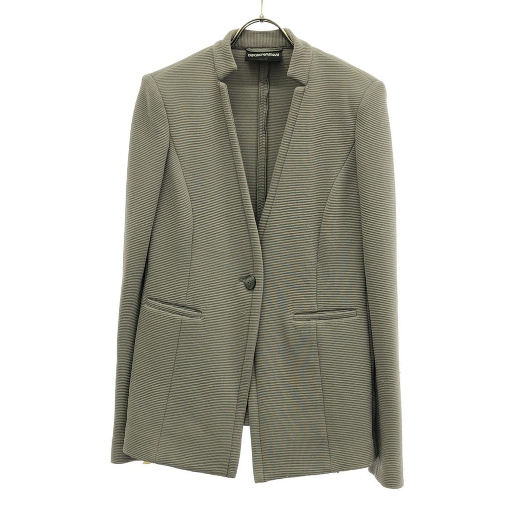 Emporio Armani Made In Italy No Color Jacket 44 Black Women Used