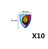 MOC Medieval Military Figures Weapons Building Blocks Knight Soldiers Shield Vest Armor Sword Ax Spear Bricks Toys Children