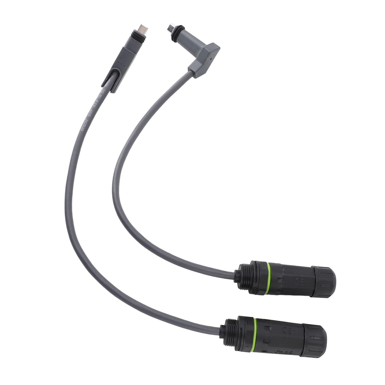 

2PCS SPX Plug to RJ45 Connector Adapters IP68 Waterproof Ethernet Cable Adapter for Gen 2 Dish Antenna Router