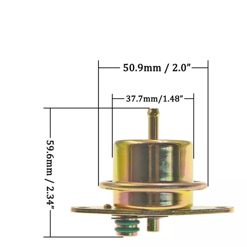 GZCHUMU Fuel Pressure Regulator ZZM1-13-280 Fit for Ford Mustang Taurus Mercury Town Car